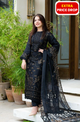 Bareeze - 3PC Lawn Embroidered Shirt - BFU0001