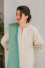 Summer 3PC Lawn Embroidered Suit - BFB0598