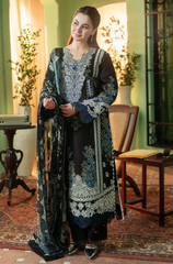 Qalamkar - Winter 3PC Dhanak Embroidered Suit  - BFB0574