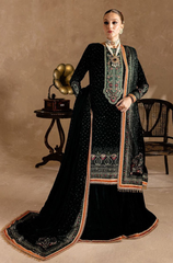 Kayseria - Winter 3PC Velvet Embroidered Suit - BFB0513