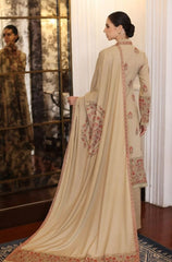 Bareeze- Winter 3PC Dhanak Embroidered Suit - BFB0467