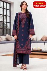 Farasha - 3PC Embroidered Suit- BFB0287