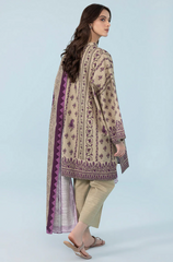 Sapphire - Winter 3PC Khaddar Digital Printed Dress - BFU0447