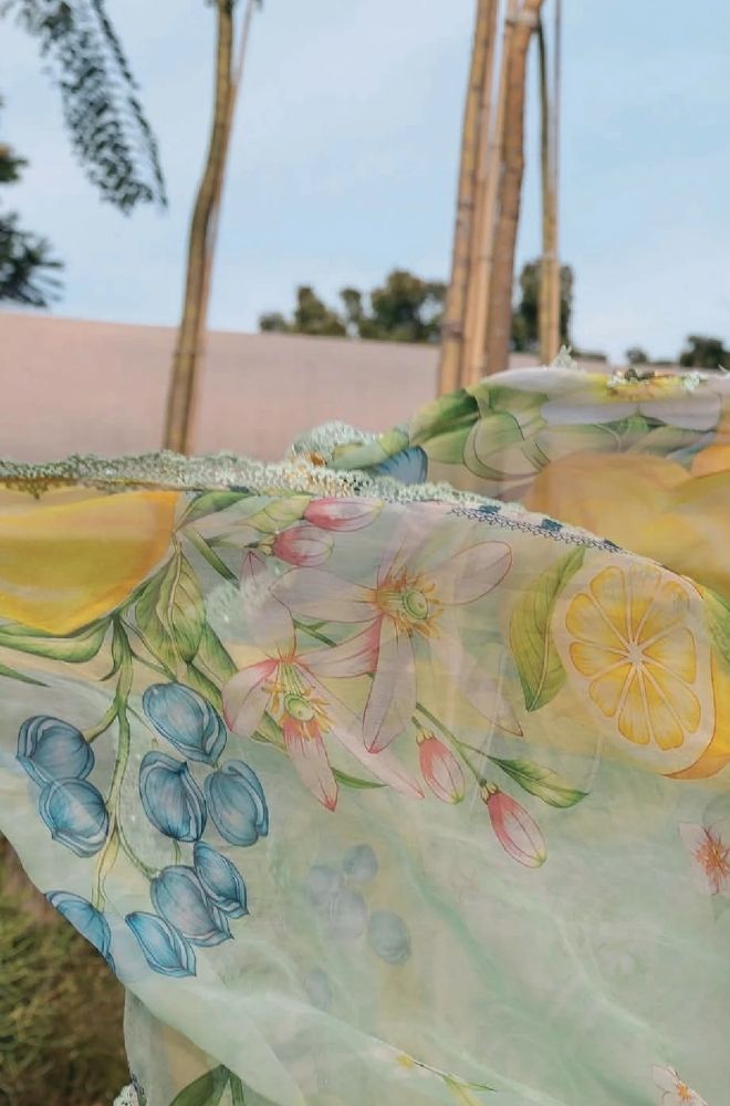 Maria B - 3PC Lawn Printed Shirt with Lawn Printed Dupatta and Trouser - BFB0845