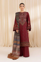 Sapphire - 3PC Lawn Embroidered Suit - BFB0267