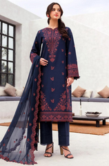 Farasha - 3PC Embroidered Suit- BFB0287