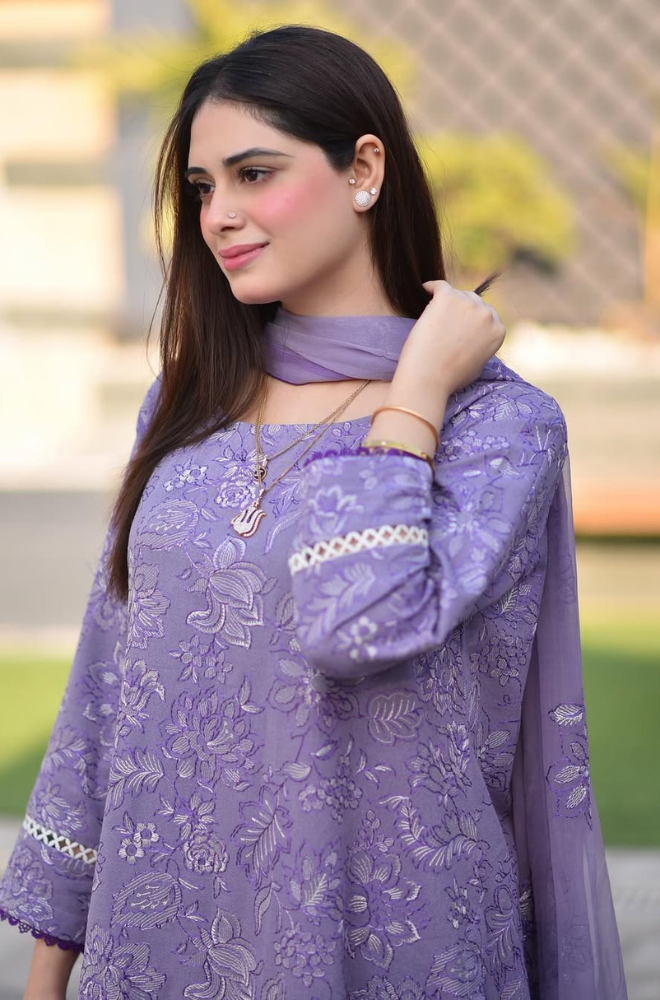Breeze- 3PC Lawn Embroidered Suit - BFU0105