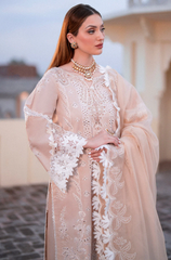 Zarpash - Winter 3PC Chikenkari Dhanak Embroidered Suit - BFB0489