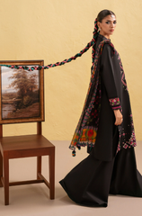 Sapphire - Winter 3PC Dhanak Embroidered Suit - BFB0477