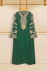 ARSHEEN - 3PC Hand Embroidered Suit With Embellished Pearls - BFB0406