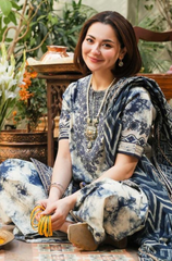 Sapphire - 3PC Lawn Digital Printed Suit- BFU0121
