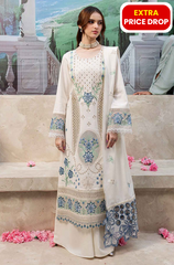 QalamKar - 3PC Lawn ChickenKari Embroidered Suit- BFB0292