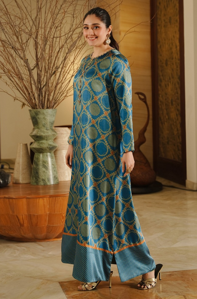 Lulusar - 3PC Lawn Digital Printed Suit- BFU0122