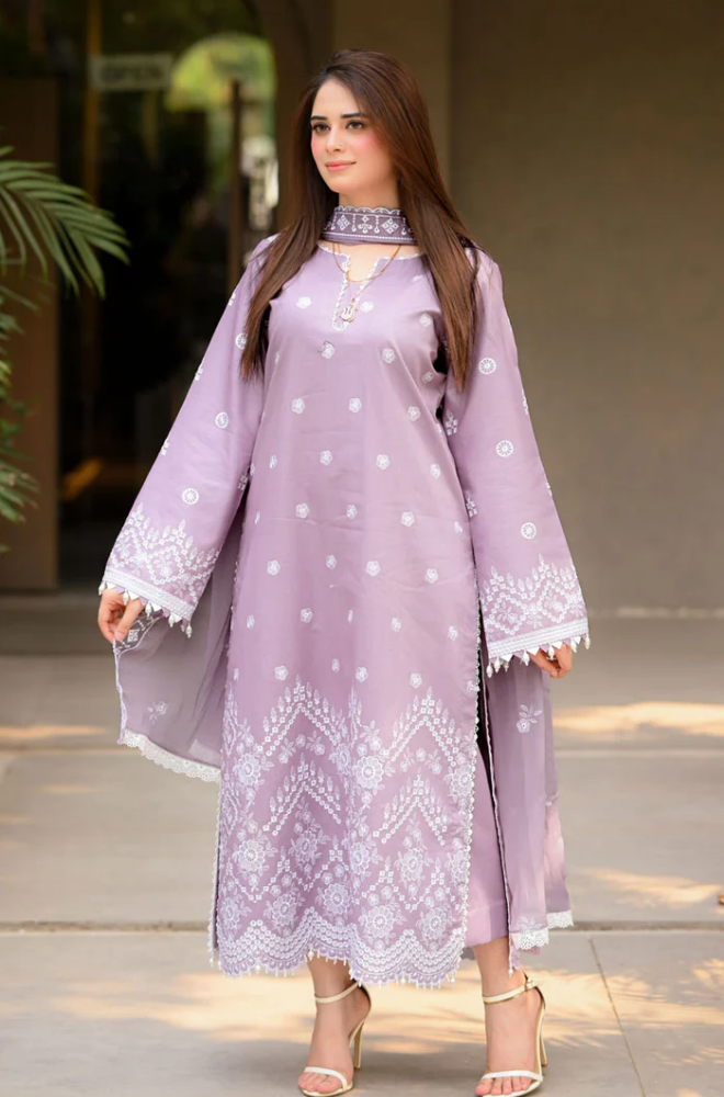 Sobia Nazir - Lawn Embroidered Suit - BFB0315