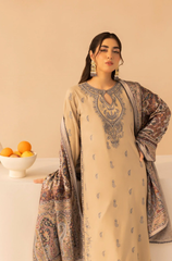 Mohagni - 3PC Lawn Embroidered Suit - BFB0224
