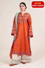 Zara Shah Jahan - 3PC  Lawn Embroidered Suit - BFU0069