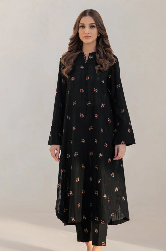 Jazmin - 3PC Dhanak Embroidered Shirt With Organza Embroidered Dupatta and Trouser - BFB0907