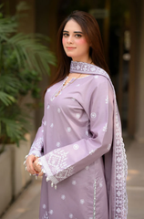 Sobia Nazir - Lawn Embroidered Suit - BFB0315