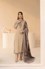 Mohagni - 3PC Lawn Embroidered Suit - BFB0224