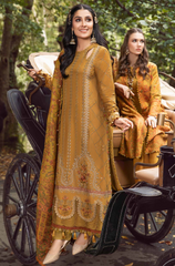 MARIA.B. - Winter 3PC Dhanak Embroidered Suit - BFB0439