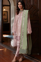 Zaha - 3PC Lawn Embroidered Dress - BFC0010