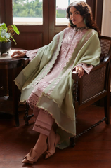 Zaha - 3PC Lawn Embroidered Dress - BFC0010