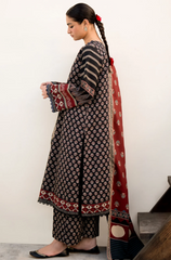 Sapphire - 3PC Lawn Digital Printed Suit- BFU0117