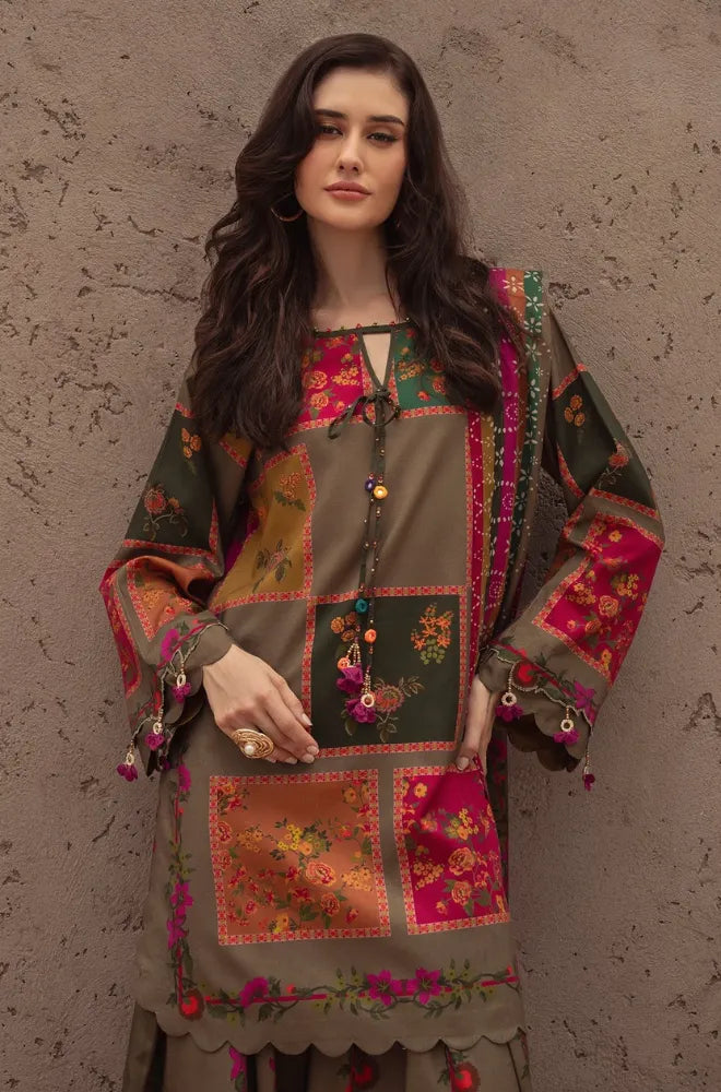 Charizma - 3PC Karandi Digital Printed Dress - BFB0964