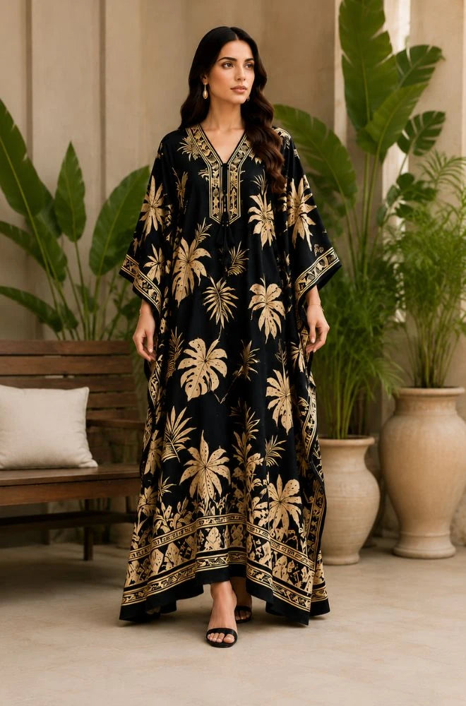 BlueFery - Kaftan Printed Lawn Dress - BKT004