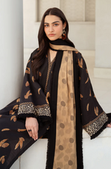 Baroque - Winter 3PC Khaddar Digital Printed Dress - BFU0440