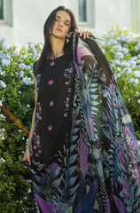 Mushq - Winter 3PC Dhanak Embroidered Suit - BFB0505