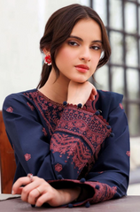 Farasha - 3PC Embroidered Suit- BFB0287