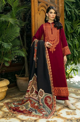 ZC - 3PC Lawn Embroidered Suit- BFB0270