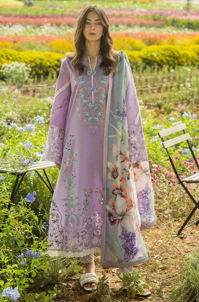 MUSHQ - Lawn Embroidered Suit - BFB0316