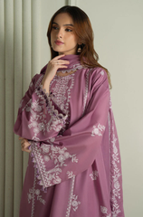 Cross Stitch - Winter 3PC Dhanak Embroidered Suit - BFB0413
