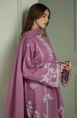 Cross Stitch - Winter 3PC Dhanak Embroidered Suit - BFB0413