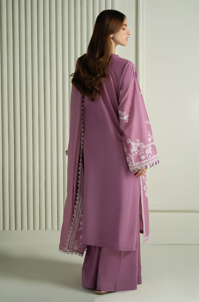 Cross Stitch - Winter 3PC Dhanak Embroidered Suit - BFB0413