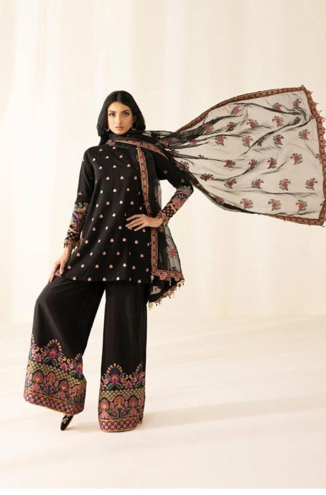 CHARIZMA - 3PC Lawn Embroidered Shirt with Chiffon Embroidered Dupatta and Trouser - BFB0676