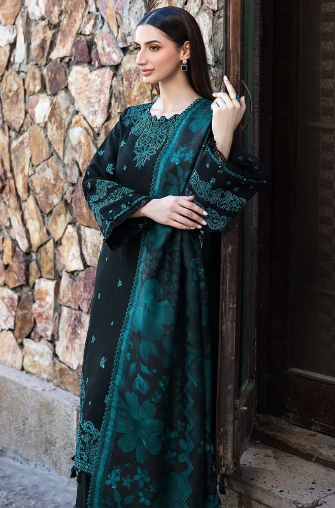 BATIK - 3PC Lawn Embroidered Shirt with Chiffon Printed Dupatta and Trouser - BFB0666