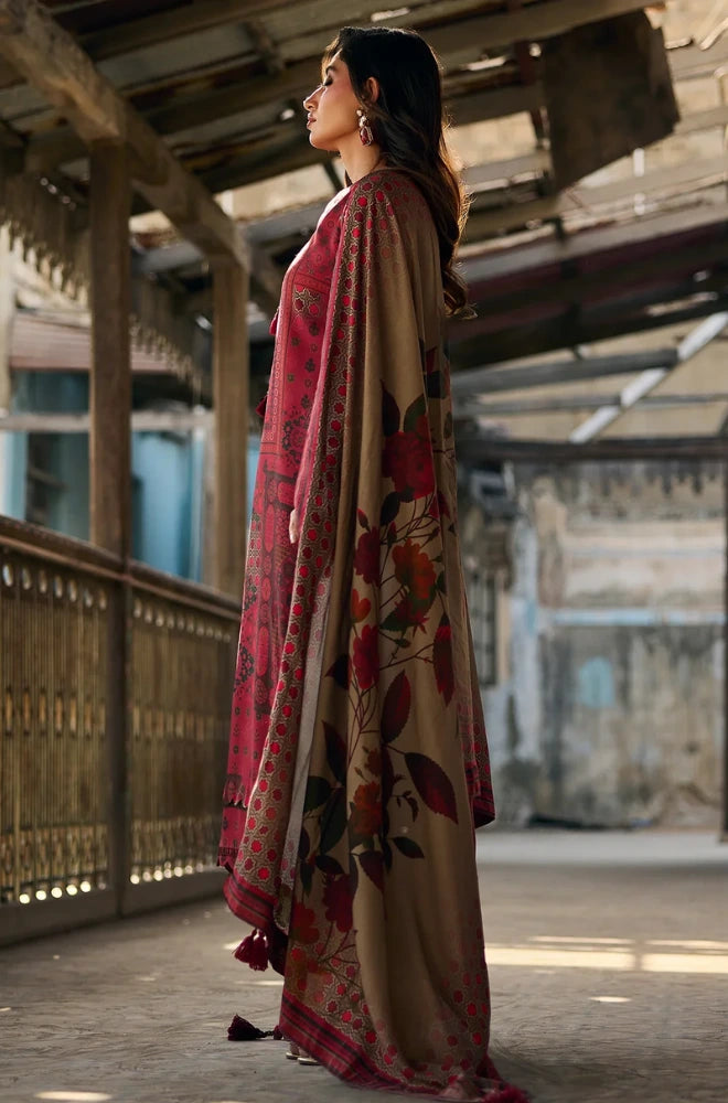 Charizma - 3PC Karandi Printed Shirt With Karandi Printed Dupatta and Trouser - BFB0936
