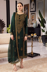 ASIM JOFA- 3PC Lawn Embroidered Suit - BFB0403