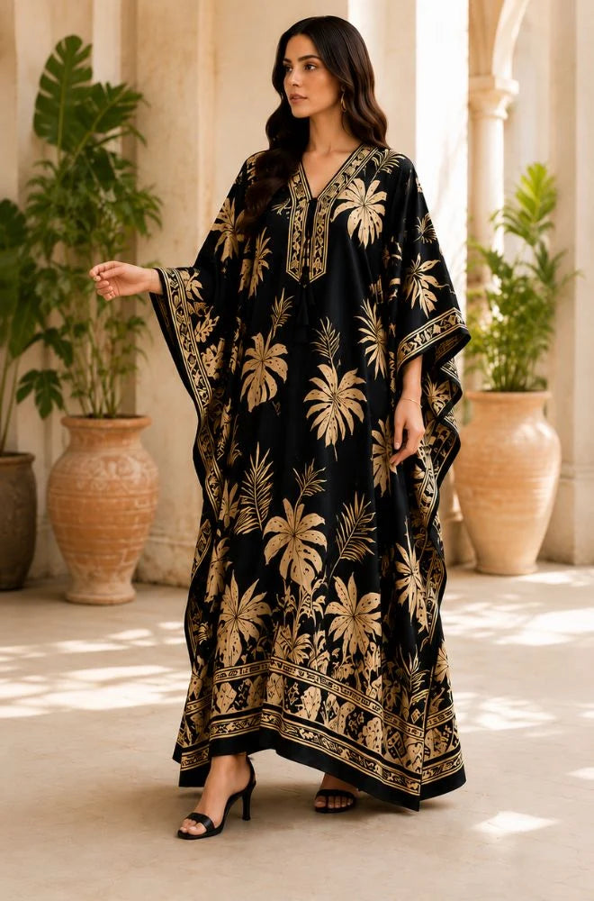 BlueFery - Kaftan Printed Lawn Dress - BKT004