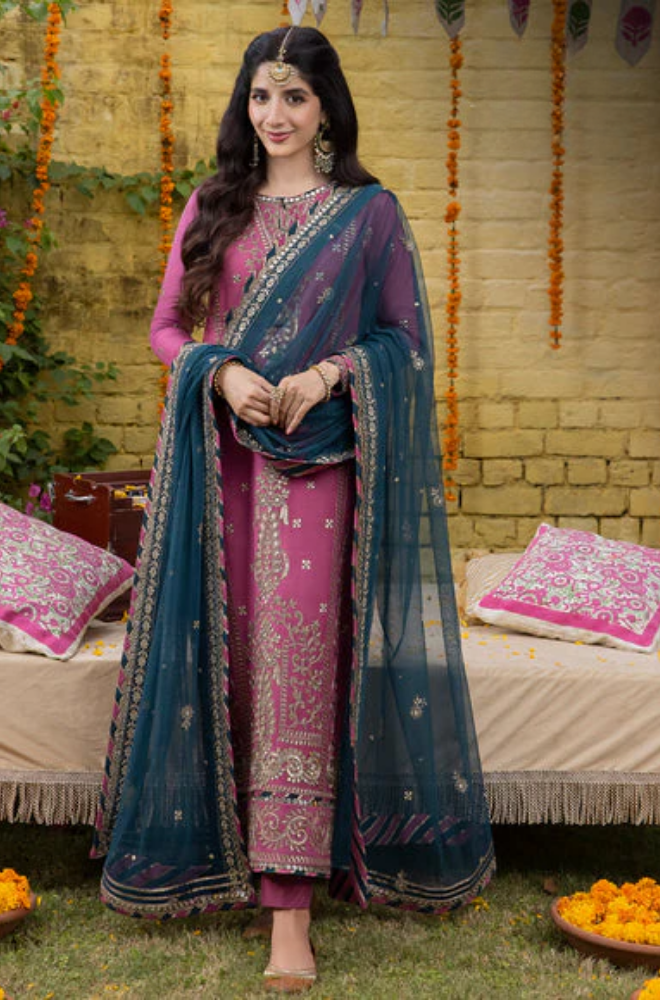 Asim Jofa - Lawn Embroidered Suit - BFB0308