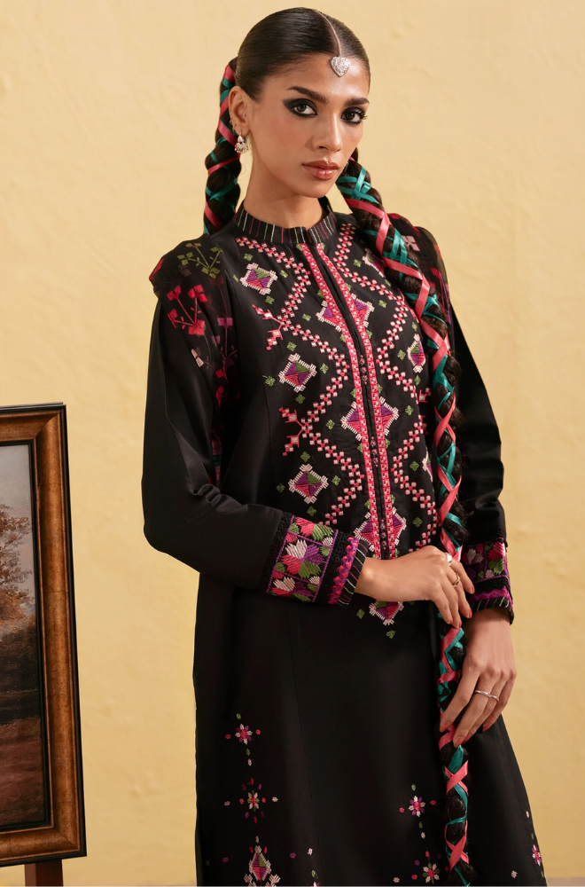 Sapphire - Winter 3PC Dhanak Embroidered Suit - BFB0477