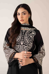 Maria B - Winter 3PC Dhanak Embroidered Suit - BFB0414