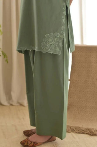 LAAM - 3PC Summer Lawn Embroidered Shirt with Chiffon Embroidered Dupatta and Trouser - BFB0797