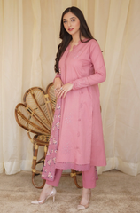 AYZEL- Dhanak Embroidered Suit - BFB0317