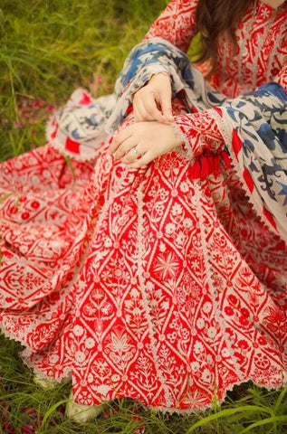 ANEELAS - Summer 3PC Lawn Digital Printed Dress - BFB0798