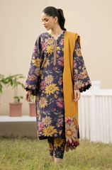 Boraque - 3PC Karandi Printed Suit - BFB0195