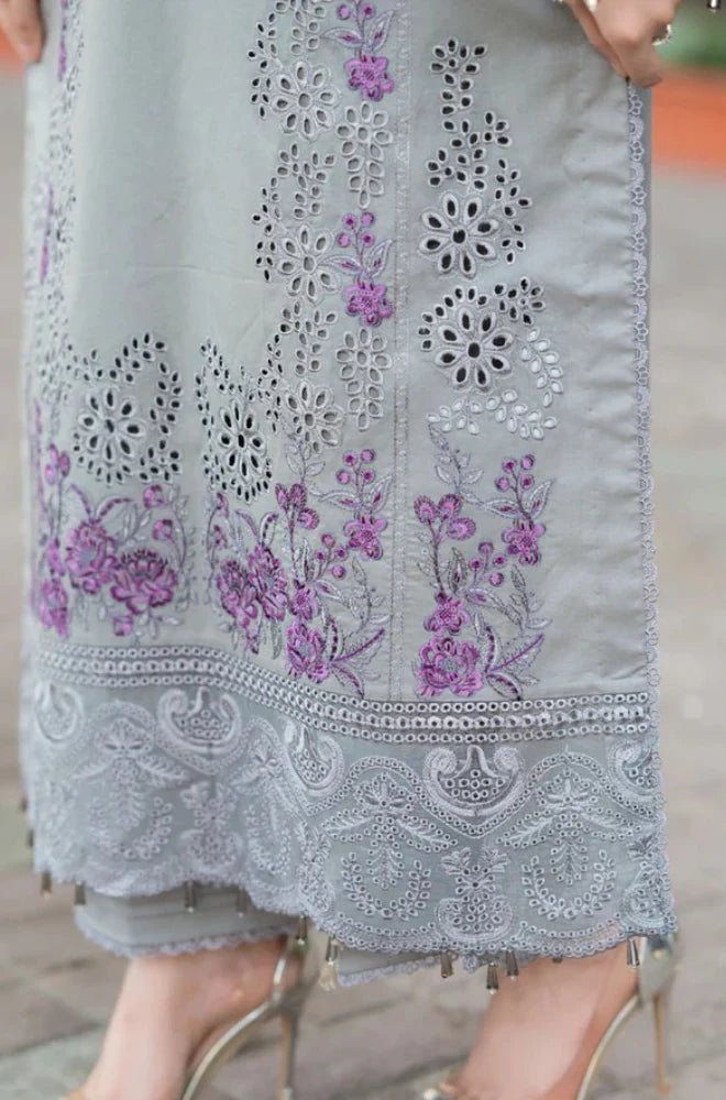 Mushq - Stitched 3Pcs Embroidered Dhanak Suit – RTW003